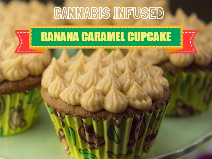 Banana Caramel Cupcake