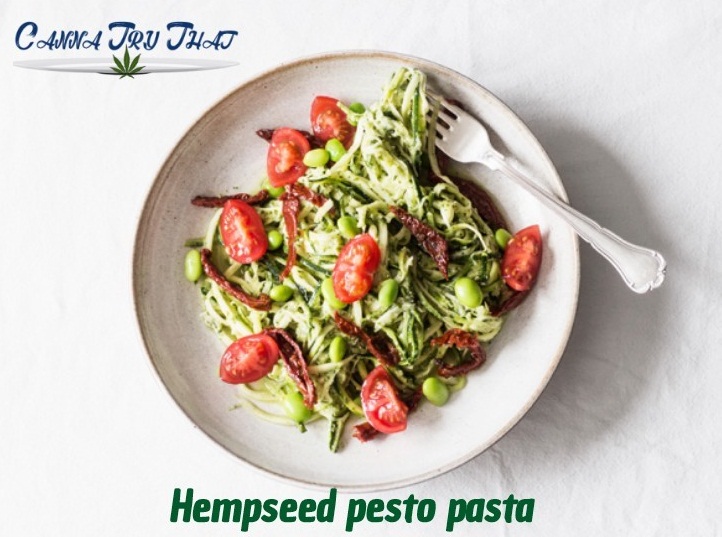 Hempseed Pesto Pasta