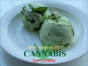 Mint Chocolate Cannabis Ice Cream